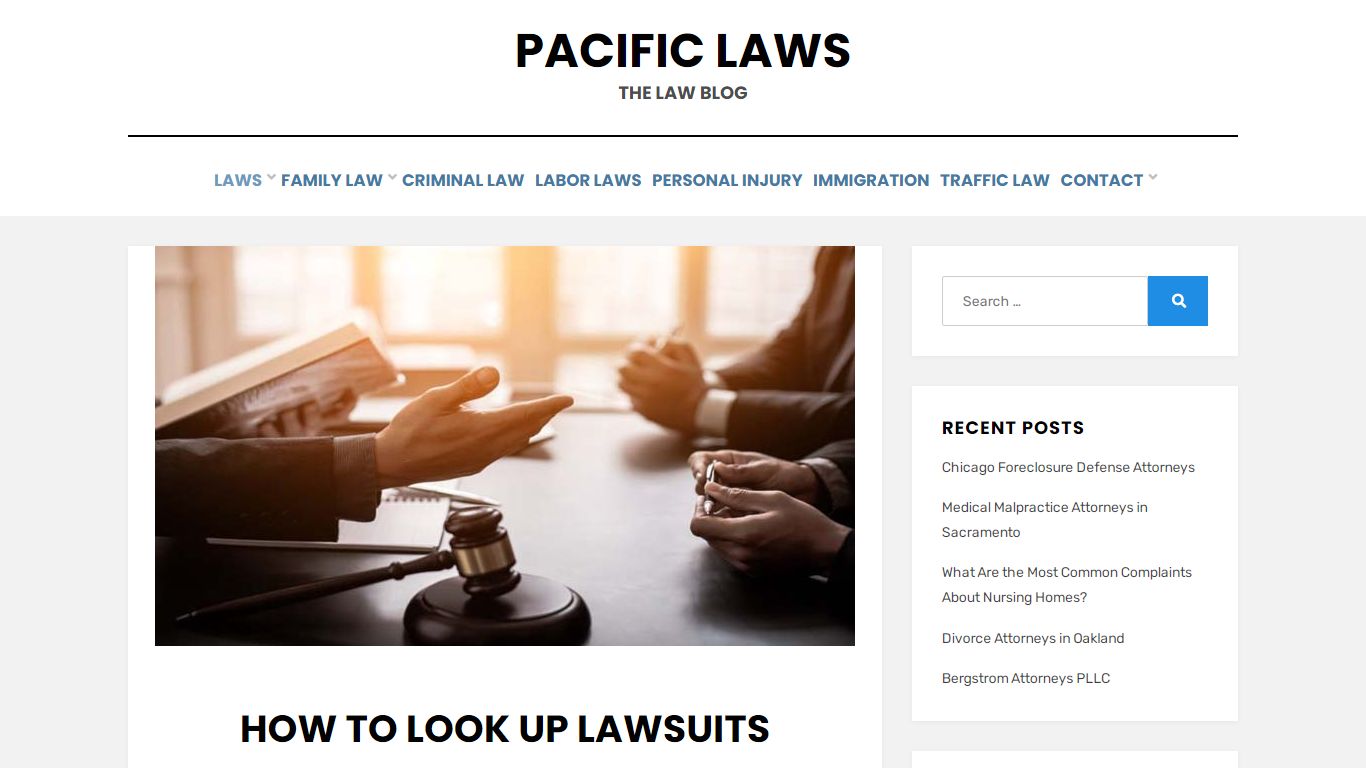 How to Look up Lawsuits Against a Company. - Pacific Laws